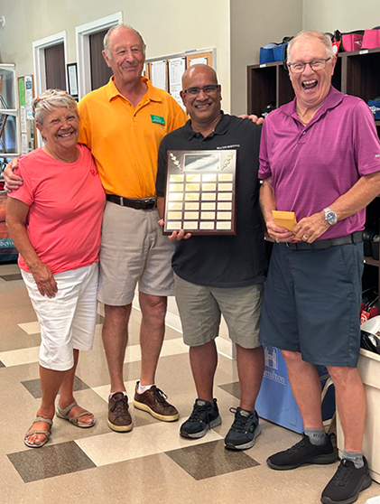 Winning Team on Labour Day with Event Sponsor