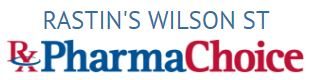 Some stylized text with a prescription Rx symbol